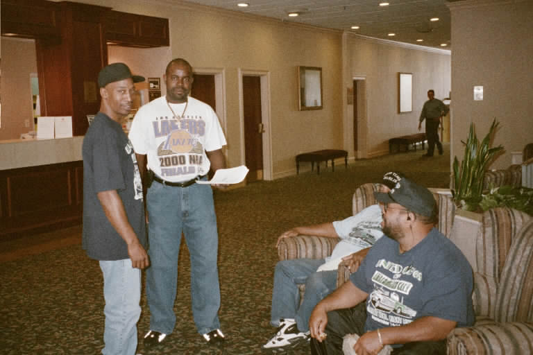 Club members greeting Two Wattr