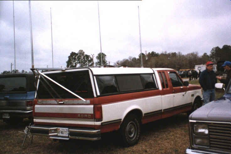 Pee Wee's truck ready for Keying