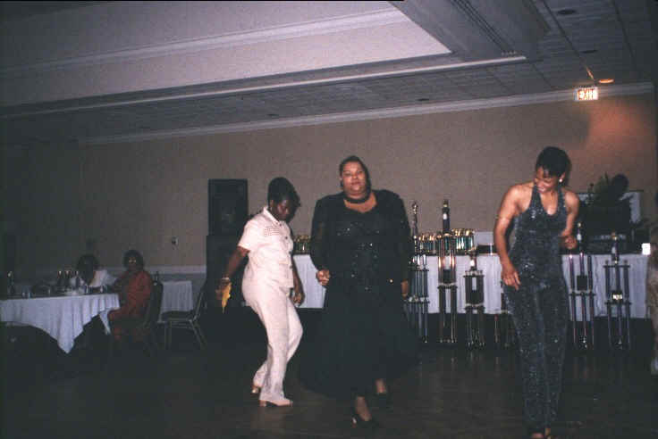 Chocolate Kiss, Lady 925 and Sabrina steppin at the Grand Ball