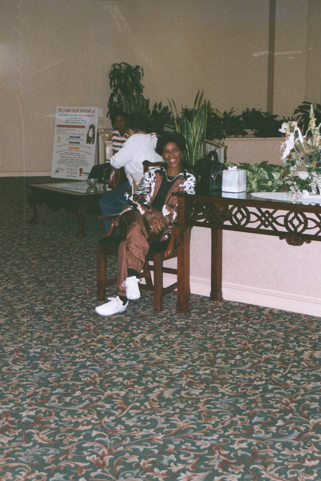 Quennie enjoying the crowd