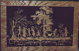 German sillhouette era 1800's