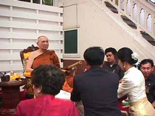 เข้าเฝ้าสมเด็จพระสังฆราช 
ที่วัดบวรนิเวศน์ 
เมื่อวันที่ 15 กันยายน 2542