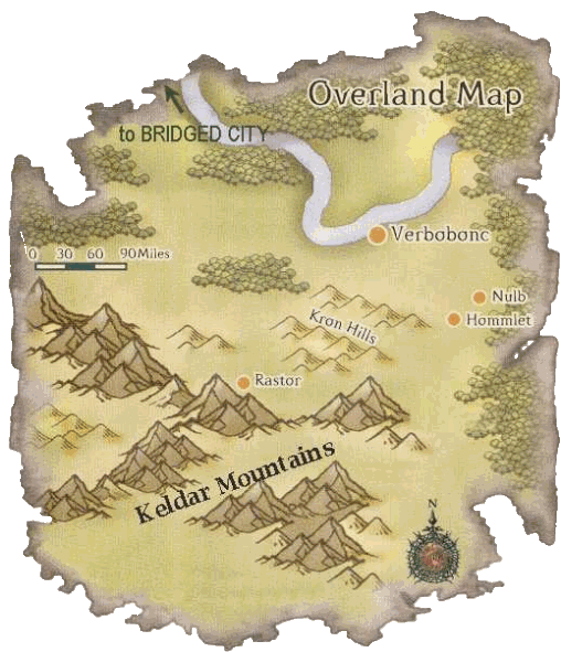 Map of Area Surrounding Homlett