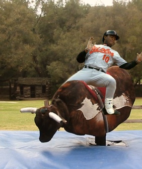 Tony's ridin, and that ain't no bull!! Man... even we're sorry for that one...