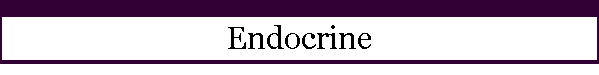 Endocrine