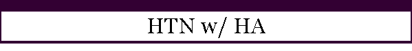 HTN w/ HA