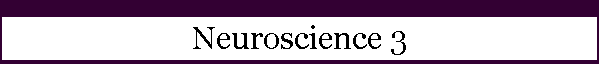 Neuroscience 3