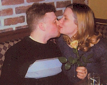 Lindsay and Thom on Valentine's Day 2002