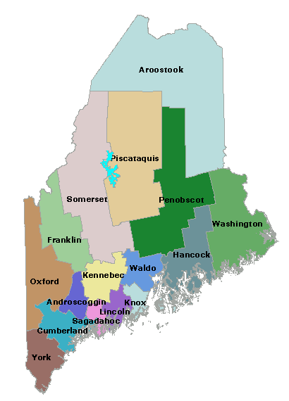 Maine map