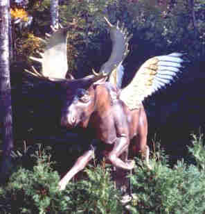 Maine's flying moose