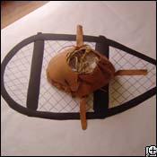 bovenkant sneeuwschoen