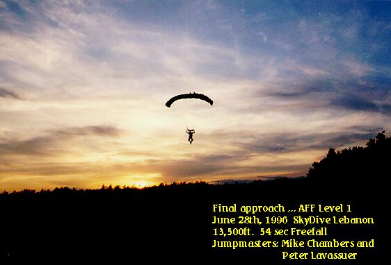 Larry on final approach