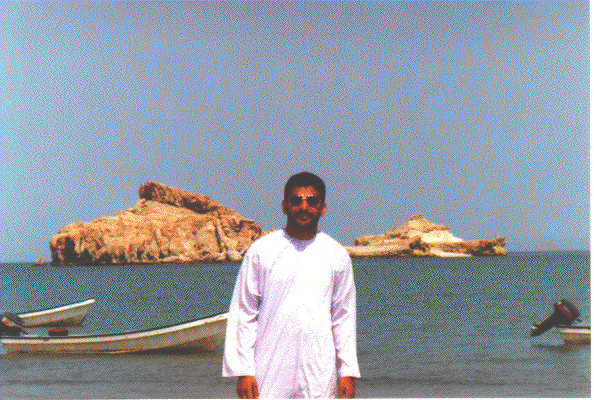 Sultan on the beach!