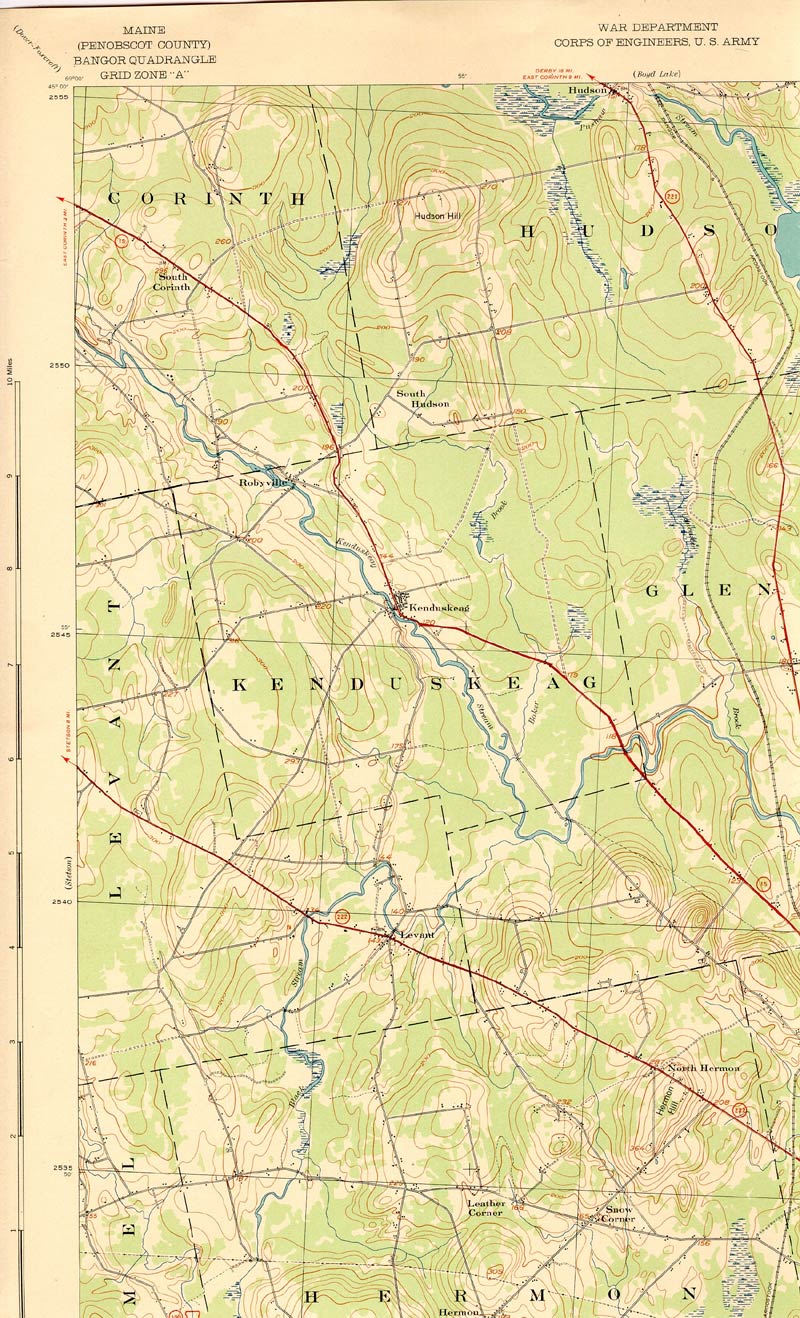 Historic Maps of Corinth, Maine