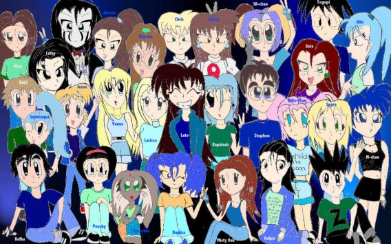 Here are some of the PokChat people!! ^_^ Click on this image to see it in its full glory. ^_^