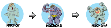 Machoke's Evolutions