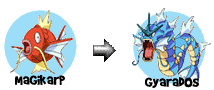 Gyarados' Evolutions