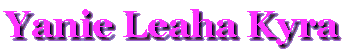 Yanie Leaha Kyra graphic