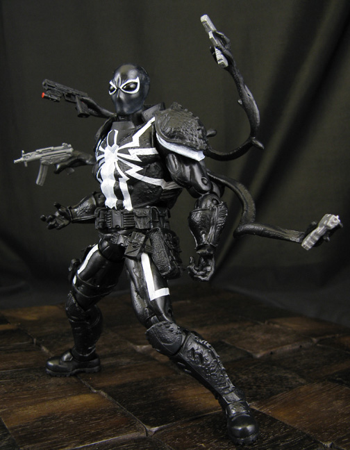 Marvel Legends Walgreens Exclusive Agent Venom action figure review.