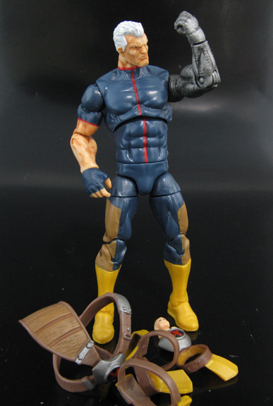 Marvel Universe Cable action figure review.