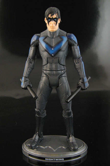 Jin Saotome's Five Minute Toy Review: Batman Legacy Arkham City Nightwing  action figure review