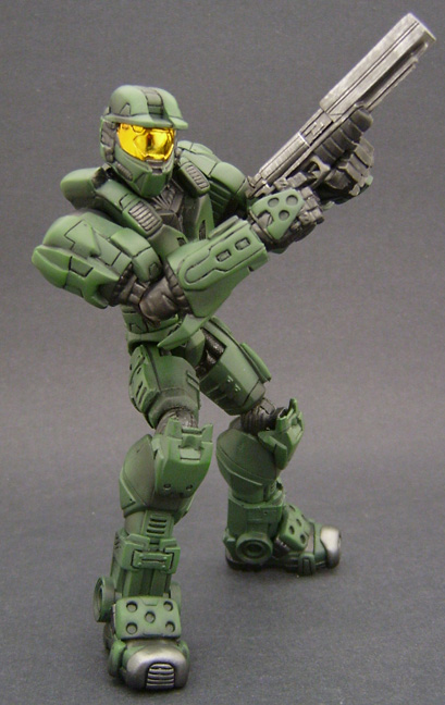 Custom Halo Master Chief Halo Action Figure | Rare Video Games Auctions ...