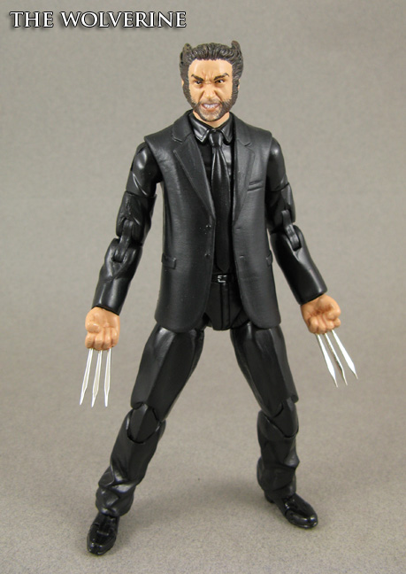 Custom The Wolverine movie Logan in suit Marvel legends figure