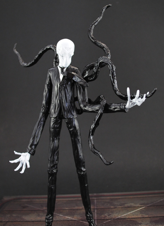 Custom SLENDER MAN Marvel Legends Scale Horror Action Figure EBay.