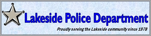 Lakeside Police Department logo