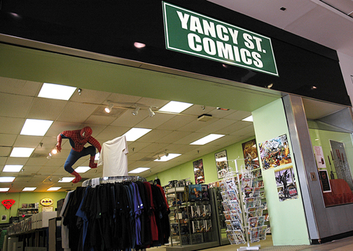 Yancy street comics located at the Gulfview mall in Port Richey, FL