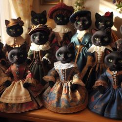cloth cat dolls