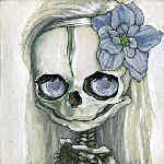 little girl skeleton