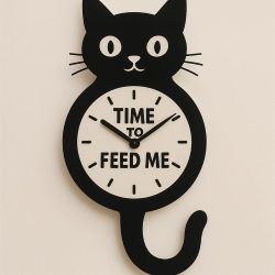 cat clock