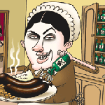 woman poisoning food