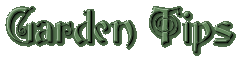 Garden Tips