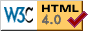 All my web design work is valid HTML 4.0!