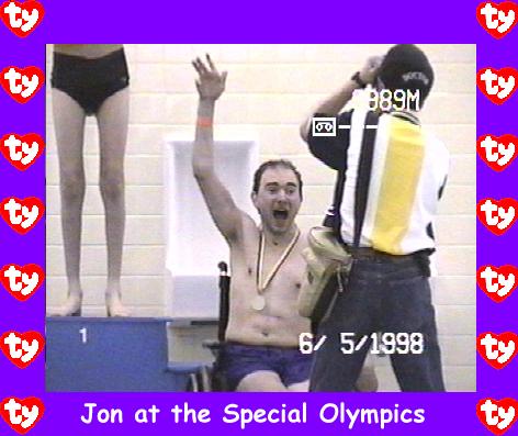 Jon at the Special Olympics