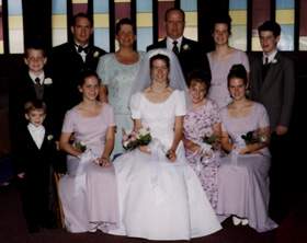 The whole gang before wedding