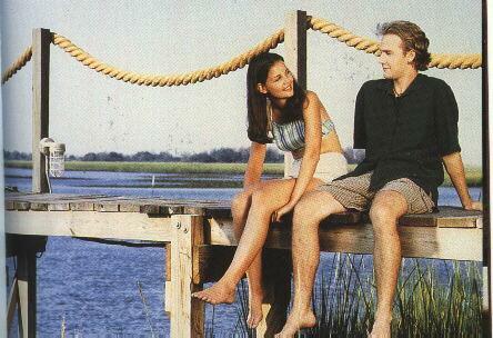 Dawson and Joey sittin in a tre-- . . . dock