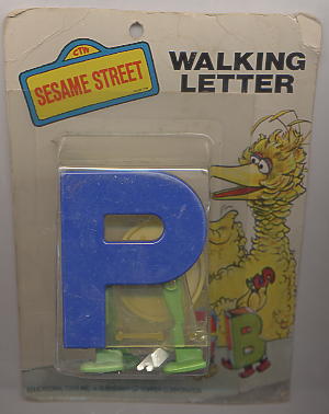 Sesame Street Walking Letter P
