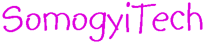Back to "SomogyiTech"