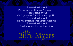 Billie Myers = Genius