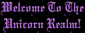 Welcome To The Unicorn Realm!