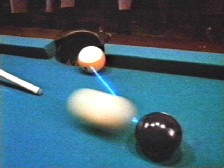 Ziggy helps Sam win the game.Pool Hall Blues,Emmy Award for Cinematography