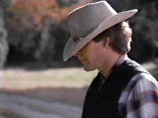 Sam fights a hangover.The Last Gunfighter