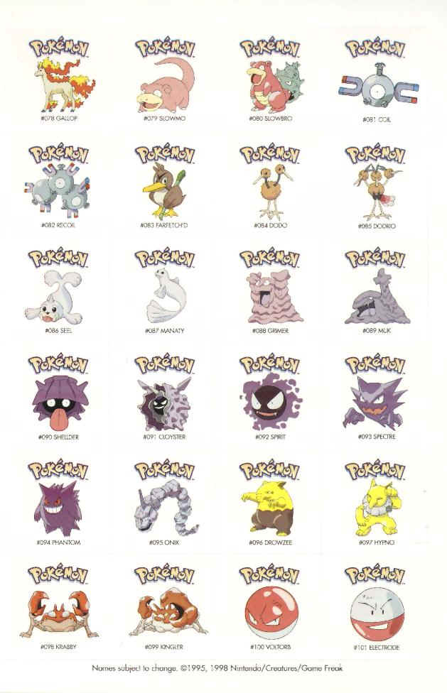 Undefined Undefined Site Hosted By Angelfire Com Build Your Free Website Today Pictures Of 1 150 Pokemon