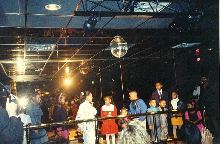 Even our kids got into the act at the fashion show