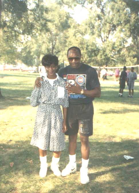 Dorothy Johnson and friend..