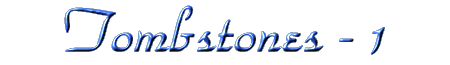Tombstones - Page 1