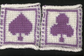 Spades and Club Squares